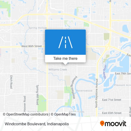 Mapa de Windcombe Boulevard