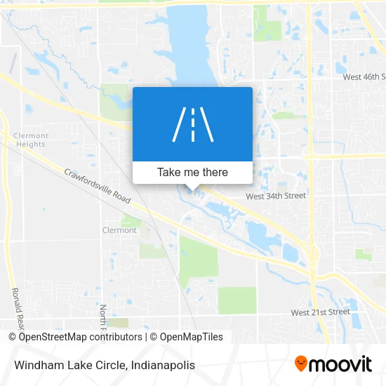 Windham Lake Circle map