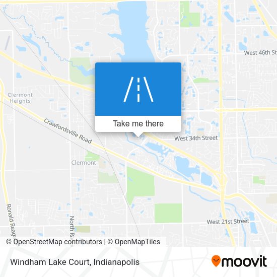 Windham Lake Court map