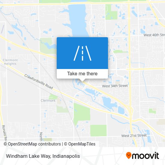 Windham Lake Way map