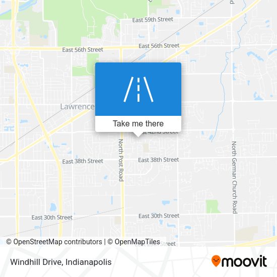Windhill Drive map