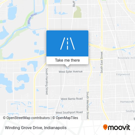 Mapa de Winding Grove Drive
