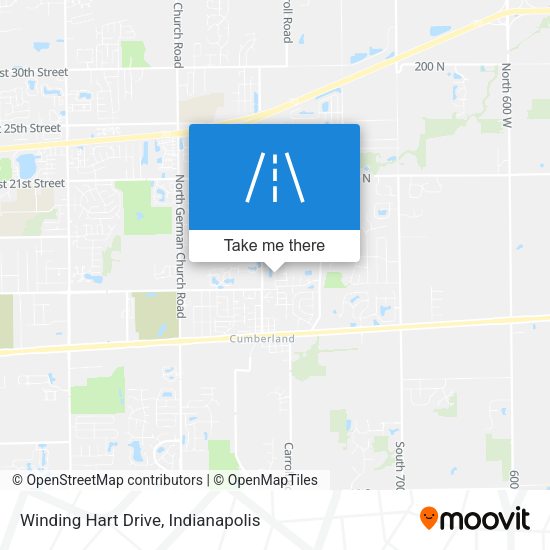 Mapa de Winding Hart Drive