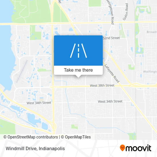Windmill Drive map