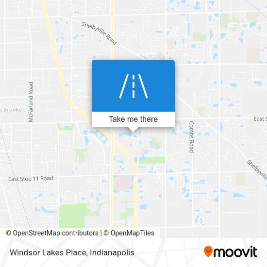 Windsor Lakes Place map