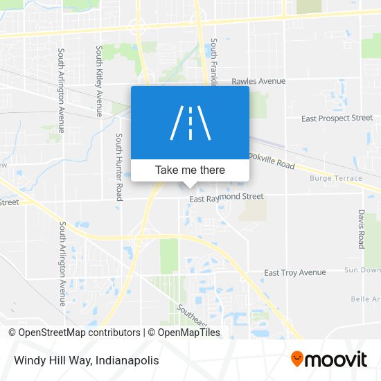 Windy Hill Way map