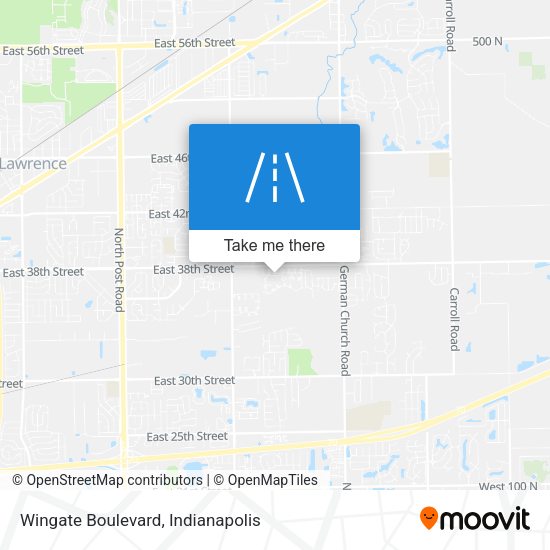 Wingate Boulevard map