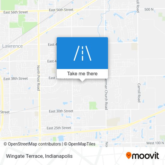 Wingate Terrace map