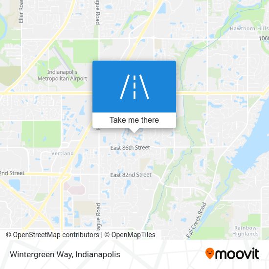 Wintergreen Way map