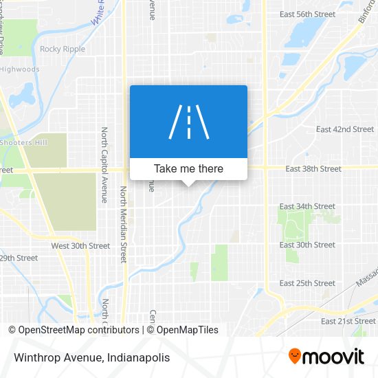 Mapa de Winthrop Avenue