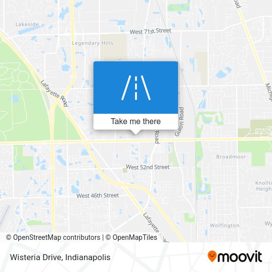 Wisteria Drive map