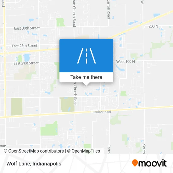Wolf Lane map