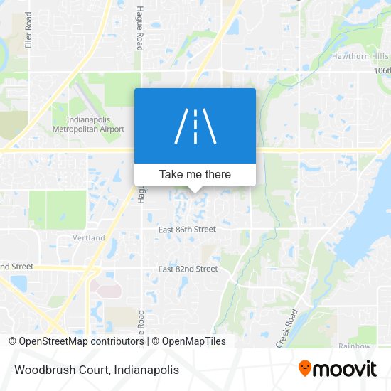 Woodbrush Court map