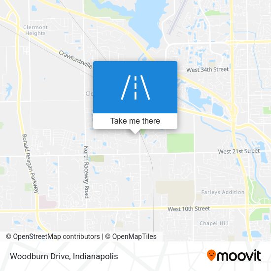 Woodburn Drive map