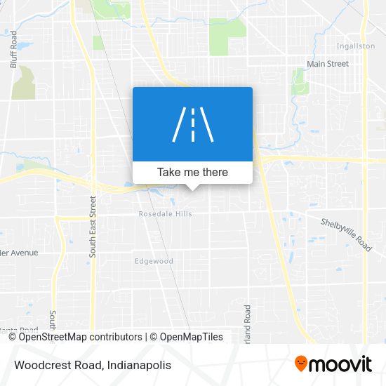 Woodcrest Road map