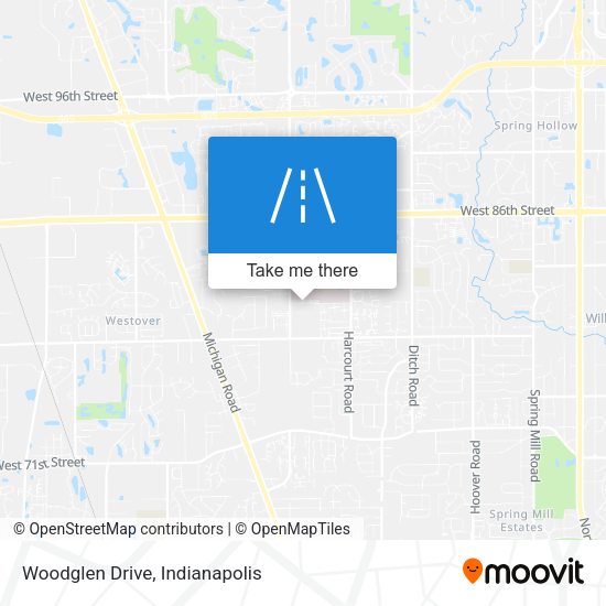 Woodglen Drive map