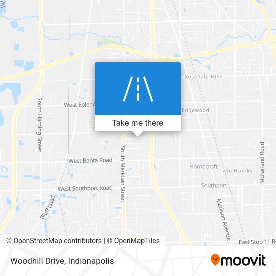 Mapa de Woodhill Drive