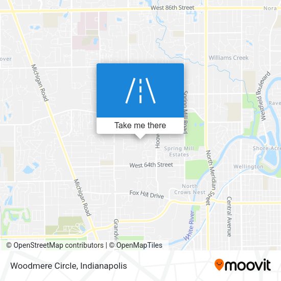 Woodmere Circle map