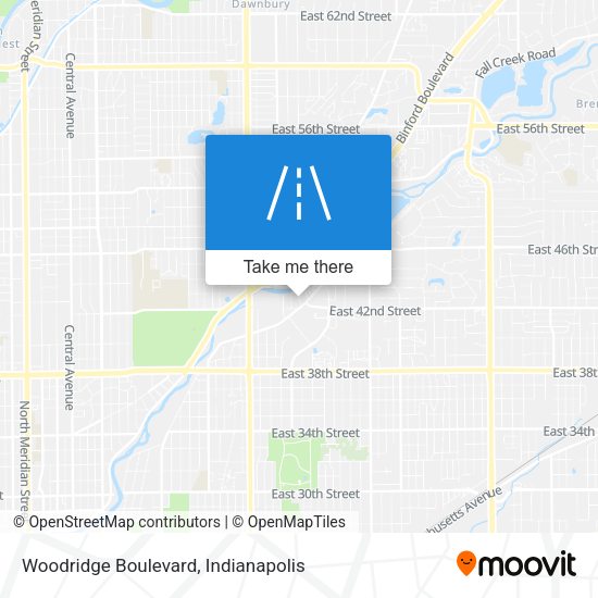 Woodridge Boulevard map