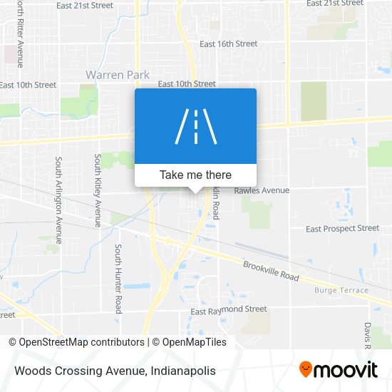 Mapa de Woods Crossing Avenue