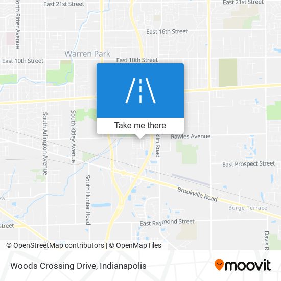 Mapa de Woods Crossing Drive