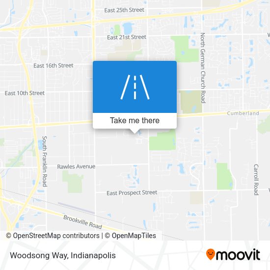 Mapa de Woodsong Way