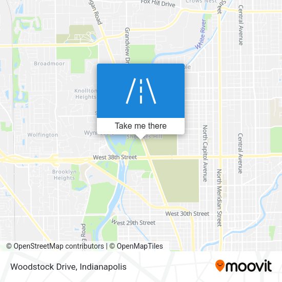 Woodstock Drive map