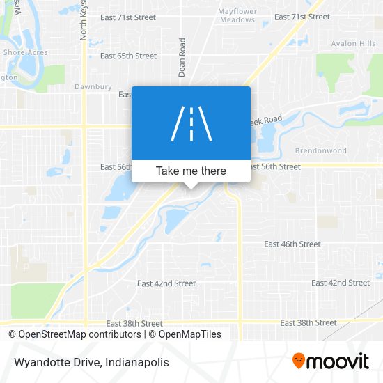 Wyandotte Drive map