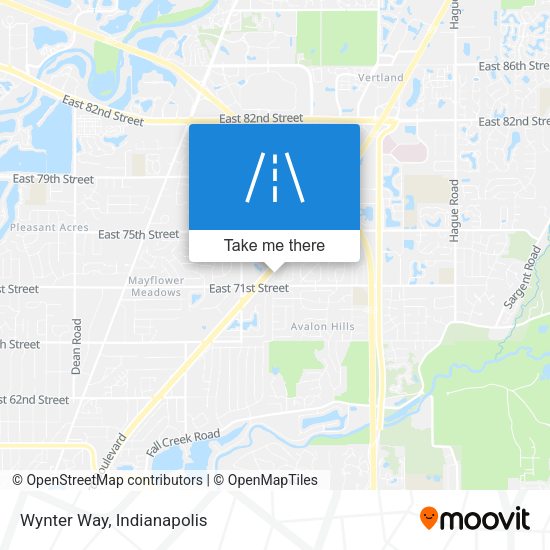 Wynter Way map