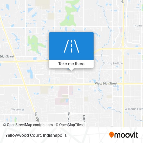 Yellowwood Court map