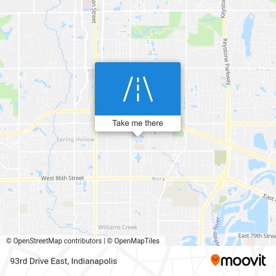 93rd Drive East map