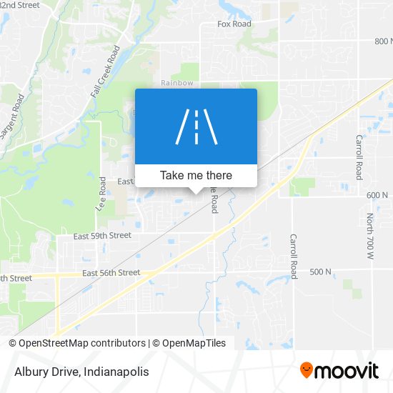 Albury Drive map