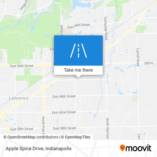 Apple Spice Drive map