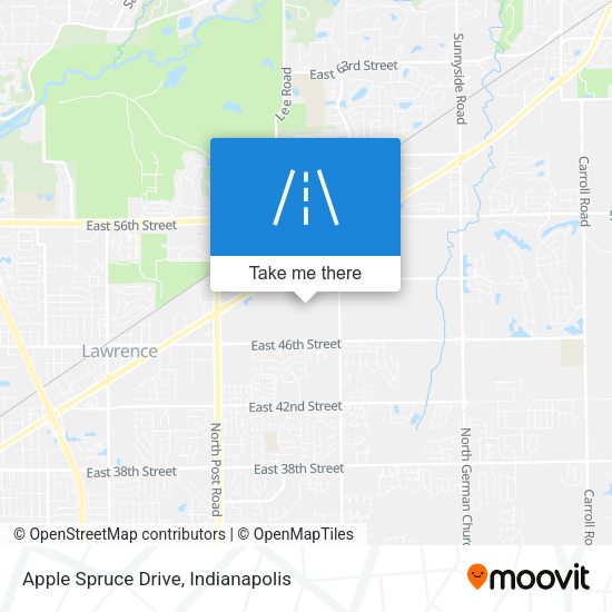 Apple Spruce Drive map
