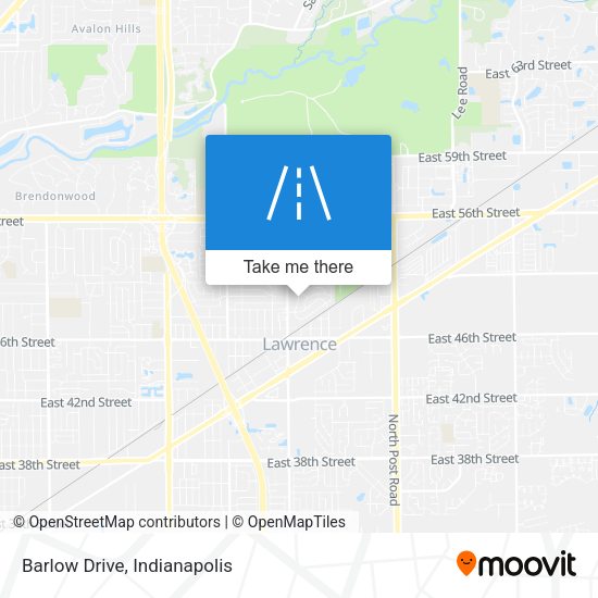 Mapa de Barlow Drive