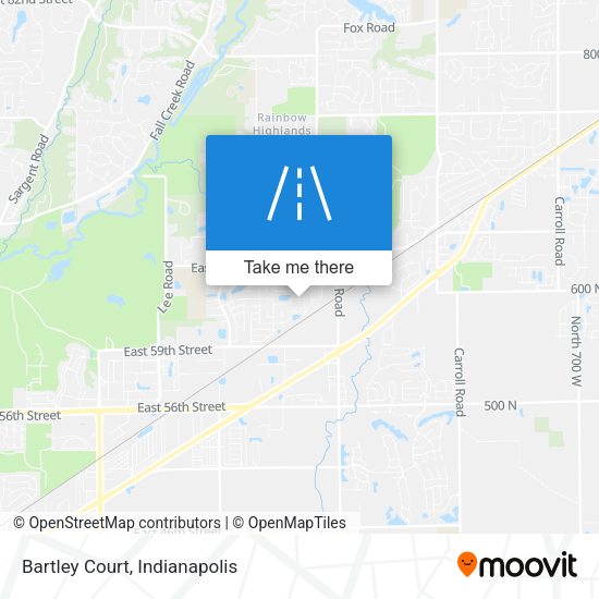 Bartley Court map