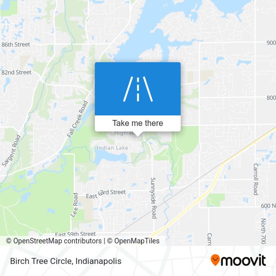 Birch Tree Circle map