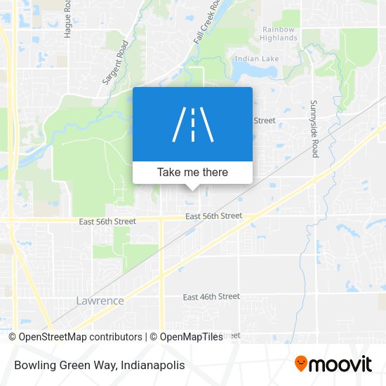 Mapa de Bowling Green Way