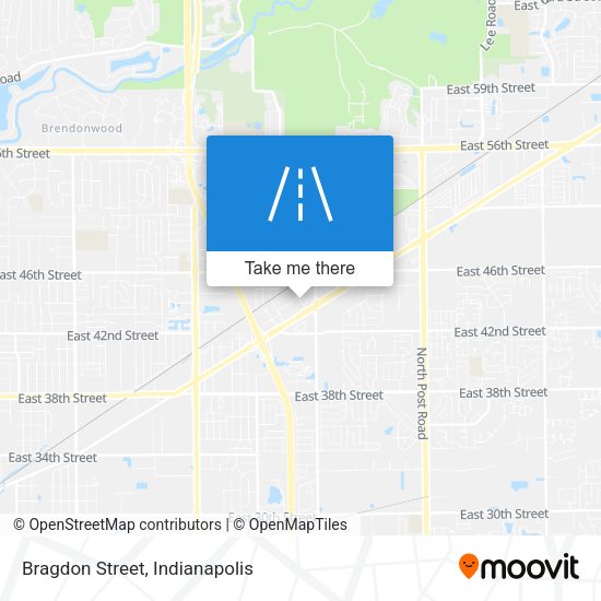 Bragdon Street map