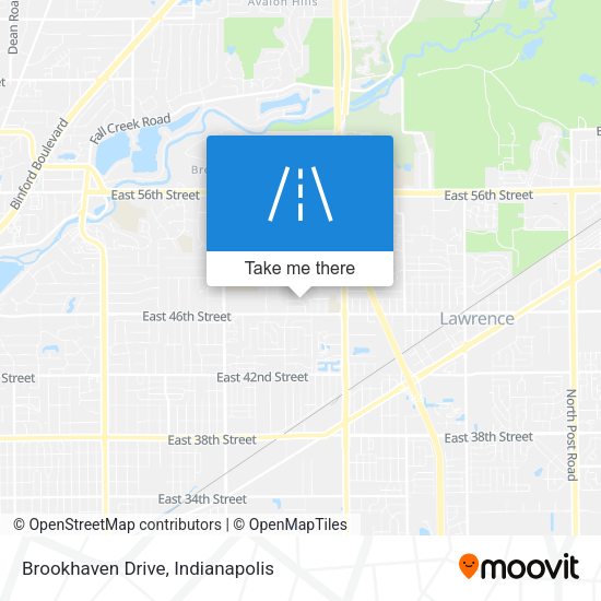 Brookhaven Drive map