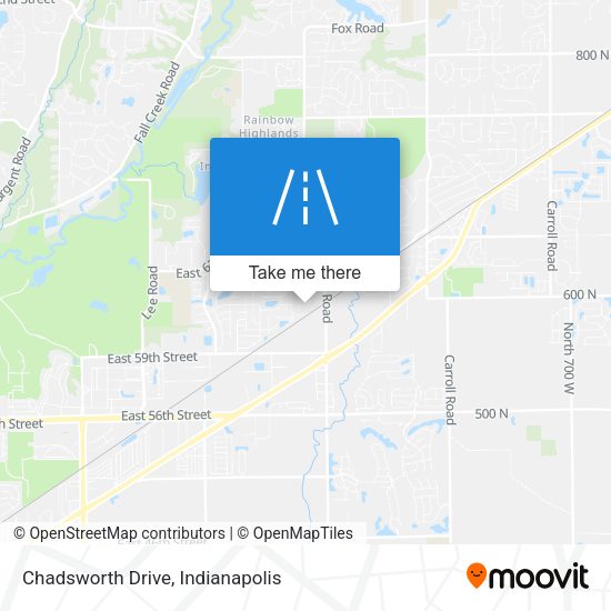 Chadsworth Drive map