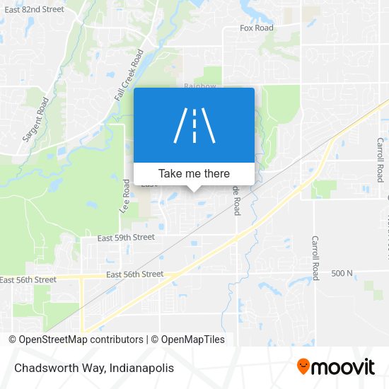 Chadsworth Way map