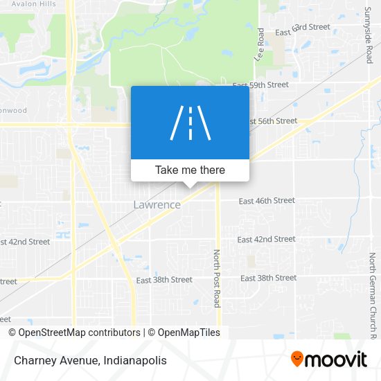 Mapa de Charney Avenue