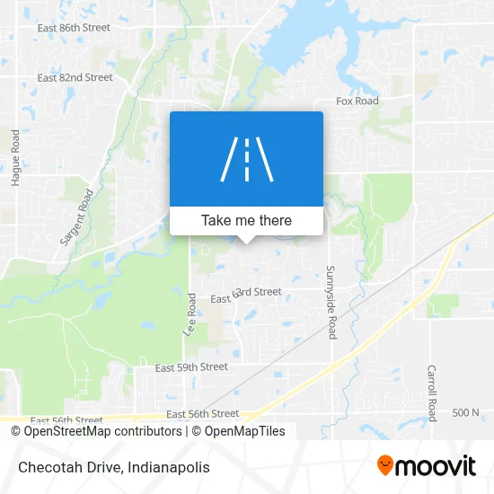 Checotah Drive map