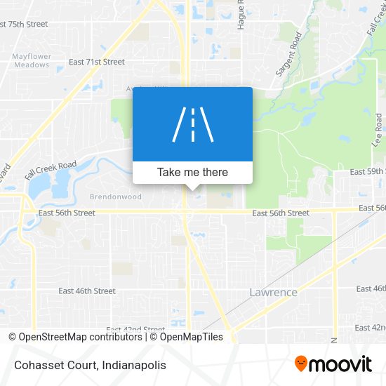Cohasset Court map
