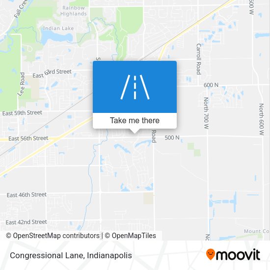 Congressional Lane map