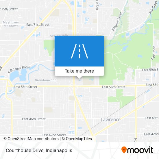 Courthouse Drive map