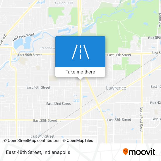 East 48th Street map