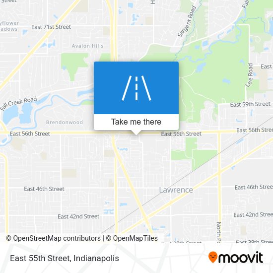 Mapa de East 55th Street