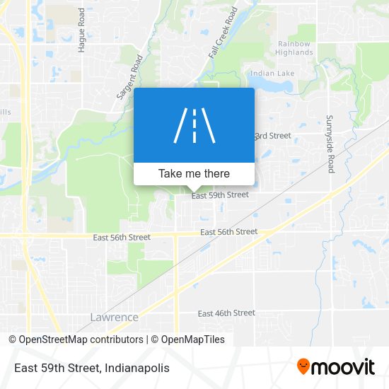 East 59th Street map
